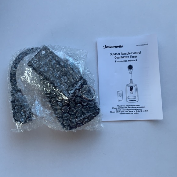 Outdoor/Indoor Remote Control Countdown Timer. New - Picture 10 of 11